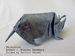 Origami Rhinoceros Author :  Fumiaki Kawahata Folded by Tatsuto Suzuki